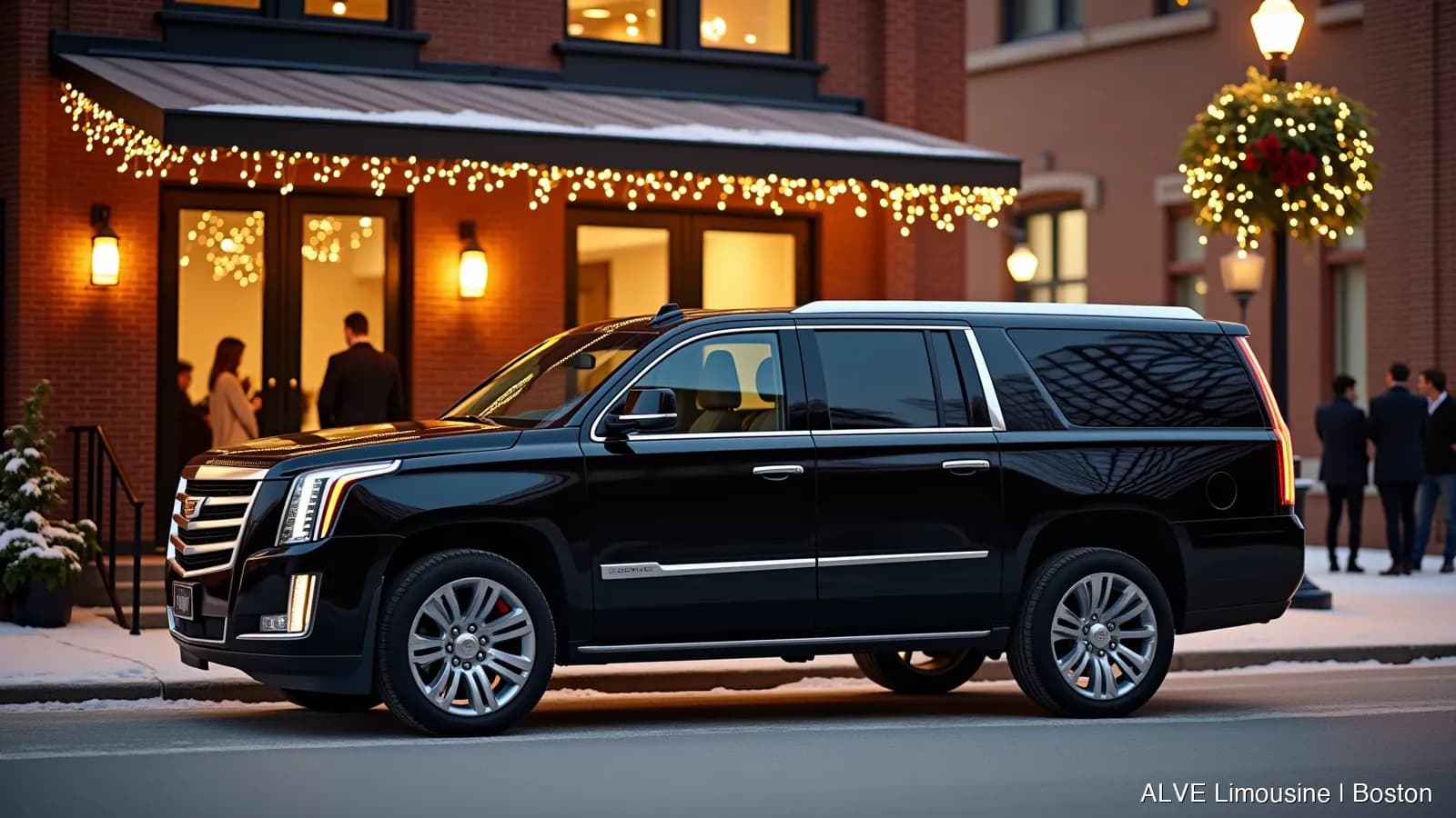 Corporate Holiday Party Transportation in Boston Limousine Service in Boston