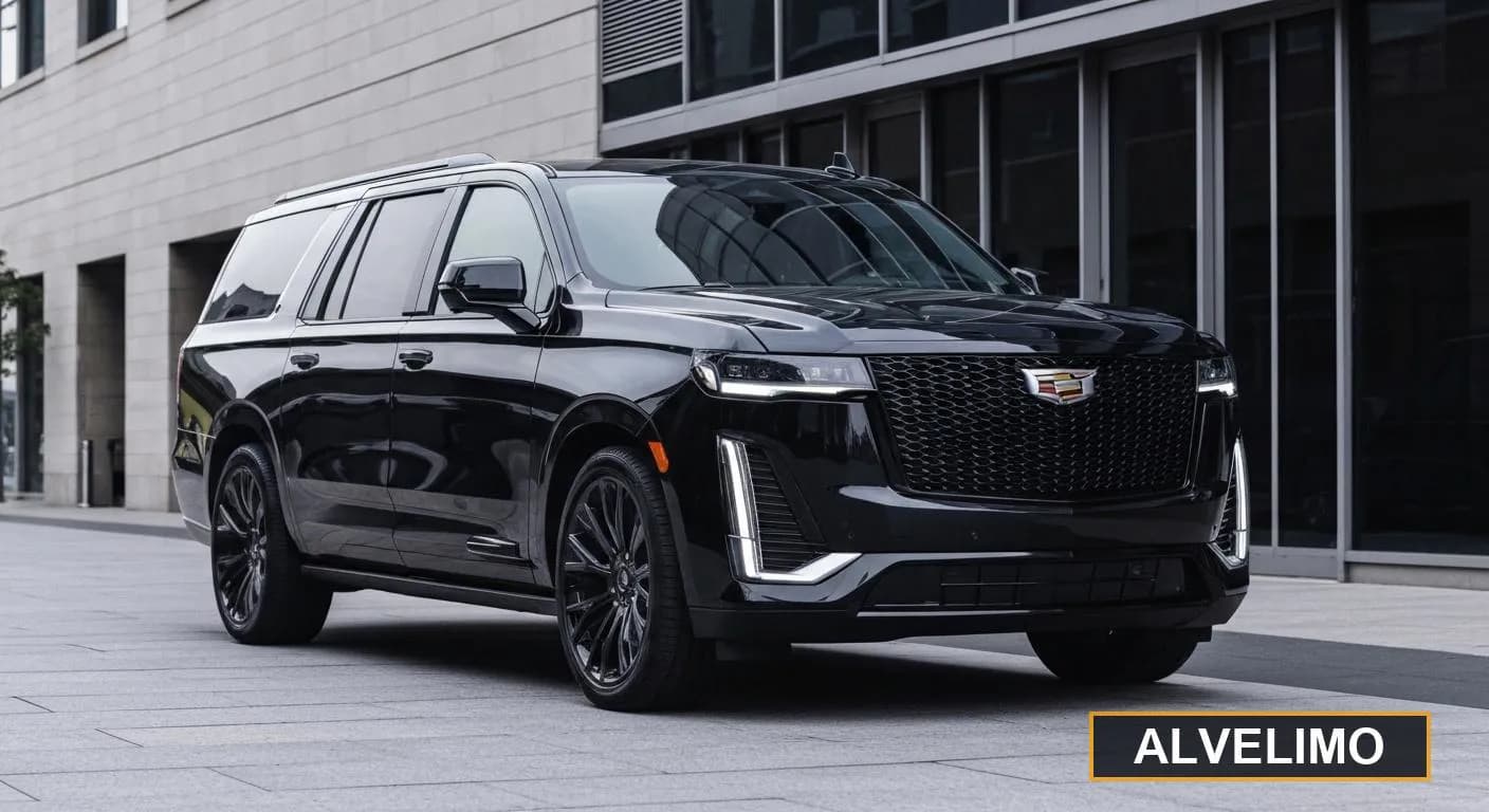 Luxury Cadillac Escalade ESV for hire in Boston